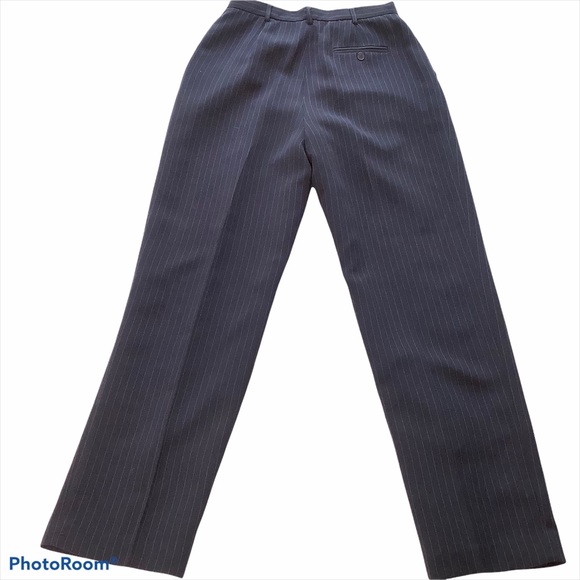 Evan-Picone 10 Navy Lined Career Pants - Picture 8 of 8